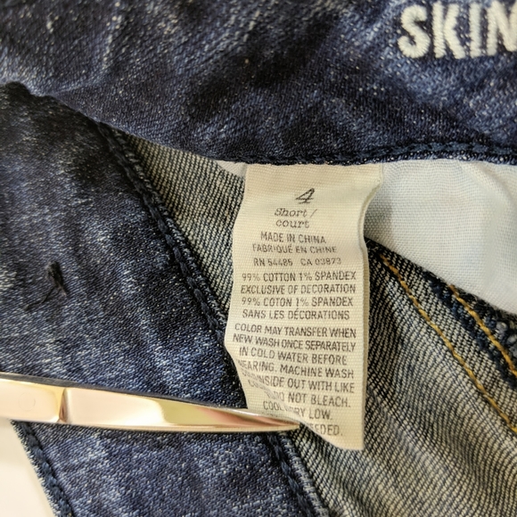 American Eagle Stretch Skinny Jeans Size 4 Short - Picture 6 of 8